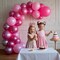 55-Pack Pink Balloons 12in – Metallic, Baby & Hot Pink Latex Party Decor